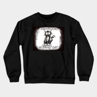 Emotional Support Cat Crewneck Sweatshirt